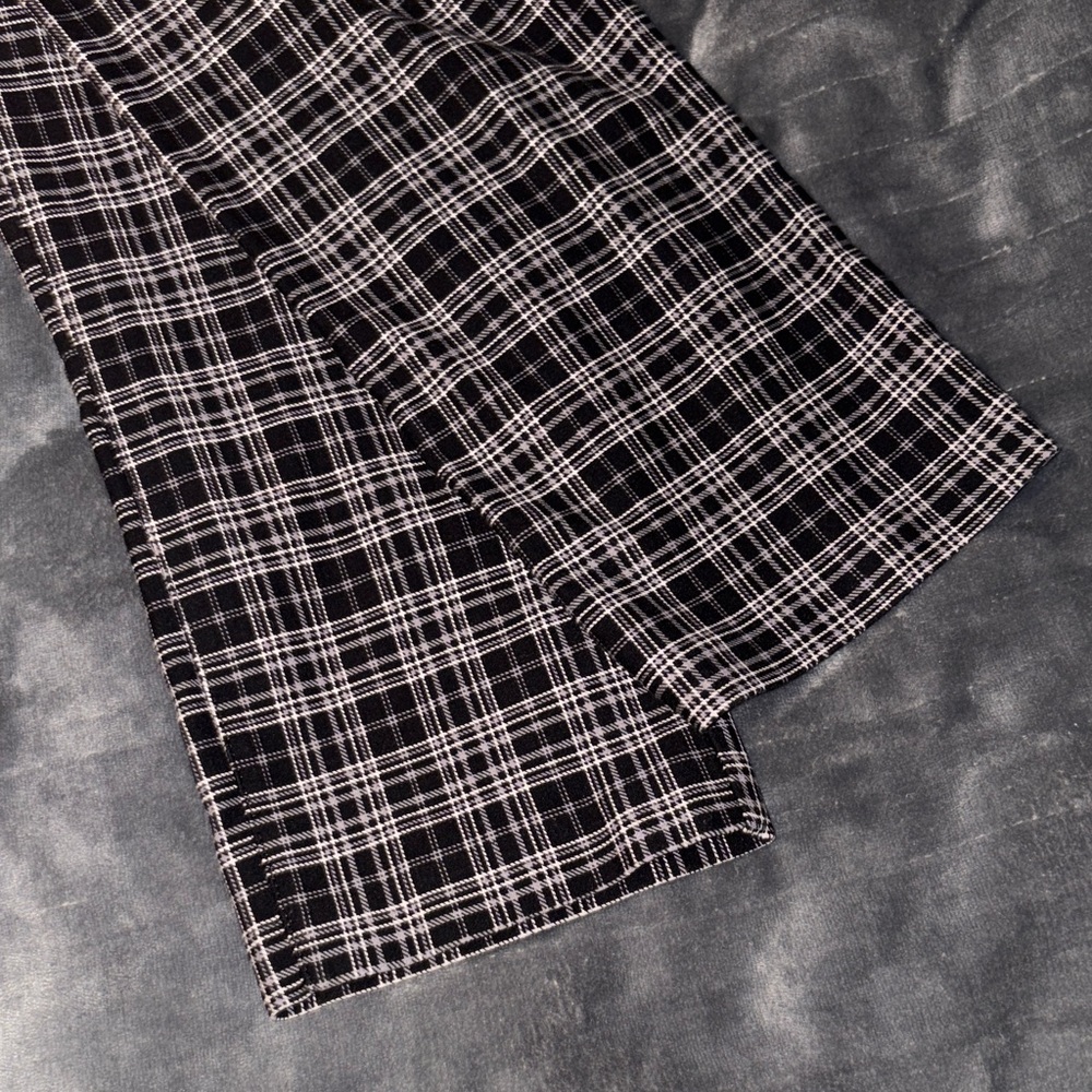 Studio by Torrid Monochrome Plaid Trousers - Straight - Picture 9 of 11
